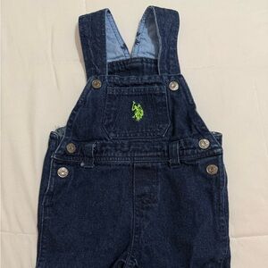 Dark Blue Polo Kids Overalls